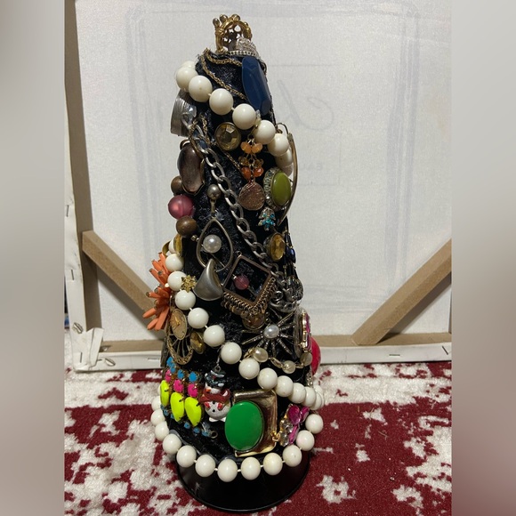 Unique and One of a Kind Hand Made Christmas Jewelry Tree - Picture 8 of 11